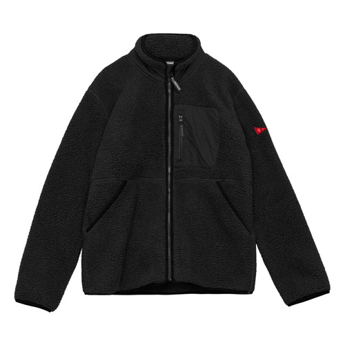 Florence Marine X High Pile Utility Fleece Jacket Mens in Black