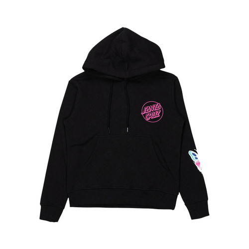 Santa Cruz ASP Paradise Fire Hoodie Girls in Black