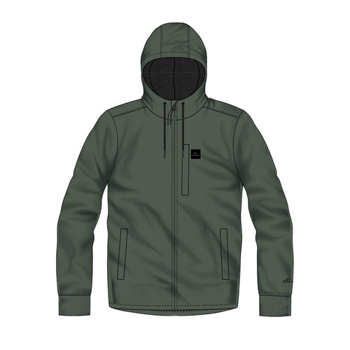 Rip Curl Anti Series Soft Tech Fleece Mens in Forest Green