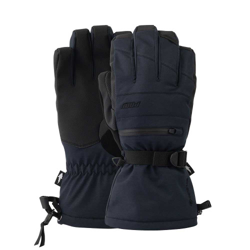Pow Wayback GTX Long +Warm Glove Mens in Black