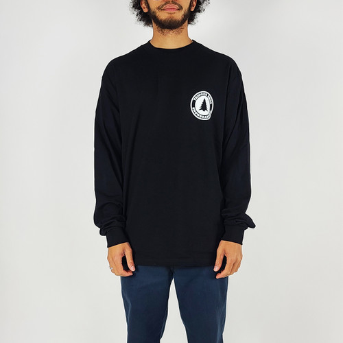 Trigger Bros Snowboarding Long Sleeve Tee Mens in Black