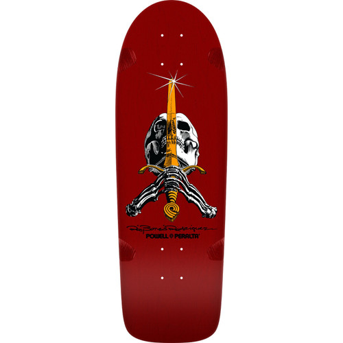 Powell Peralta Ray Rodriquez OG Skull & Sword 10in Reissue Skateboard Deck