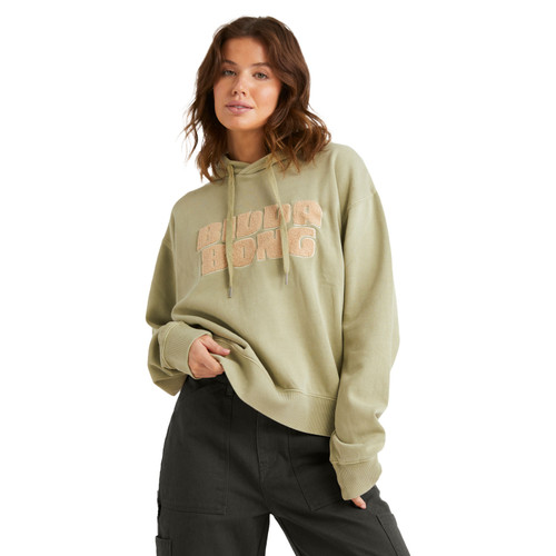 Billabong Be Real Rio Hoodie Womens in Avocado