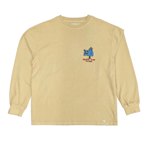 The Critical Slide Society Supply Long Sleeve Tee Mens in Sand