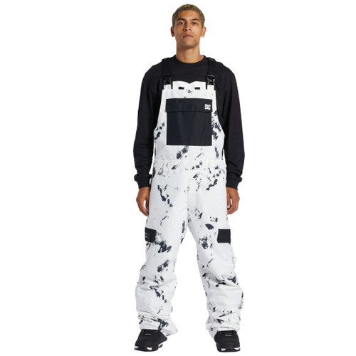 DC Docile Bib Pant 2024 Mens in Snow Camo