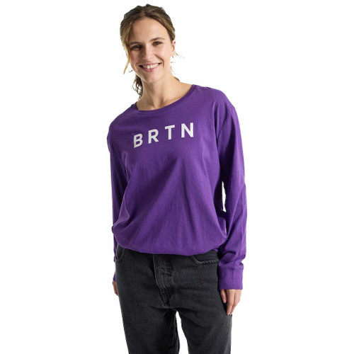 Burton BRTN Long Sleeve Tee Womens in Imperial Purple