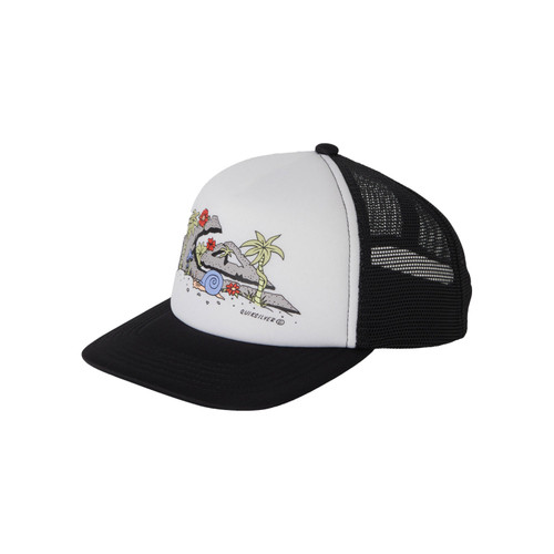 Quiksilver Slab Bruiser Trucker Hat Junior Boys in White