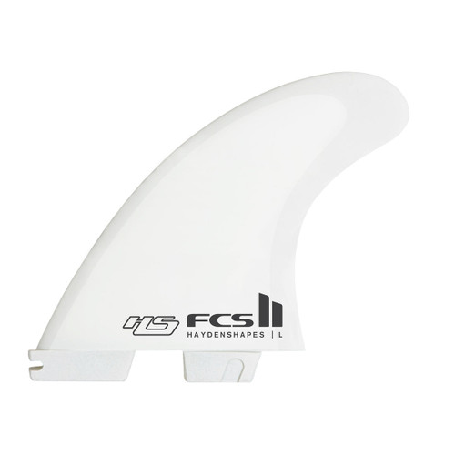 FCS II Hayden Shapes PC Aircore Large Tri Fin Set in White