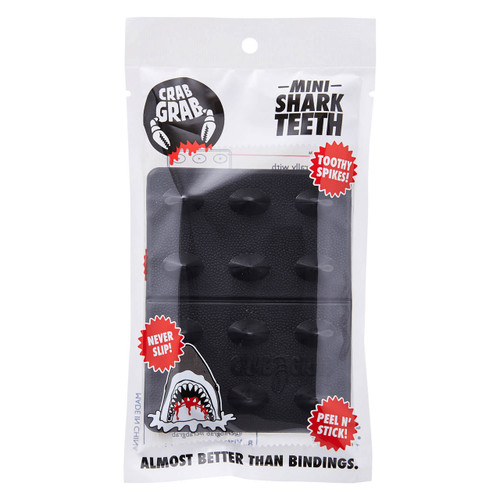 Crab Grab Mini Shark Teeth Stomp Pad in Black