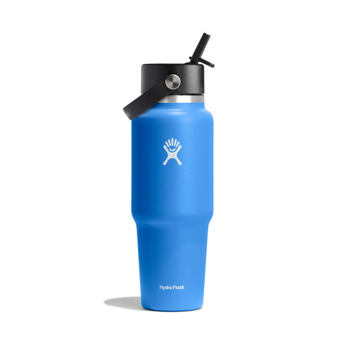 Hydro Flask 32oz Wide Mouth Flex Straw Travel Bottle in Indigo