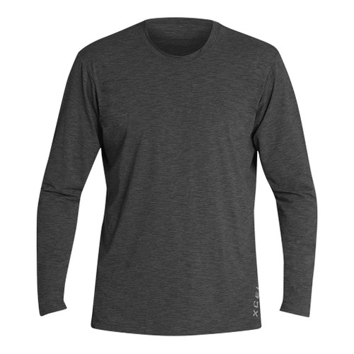Xcel Heathered VentX Long Sleeve Rashvest Mens in Black