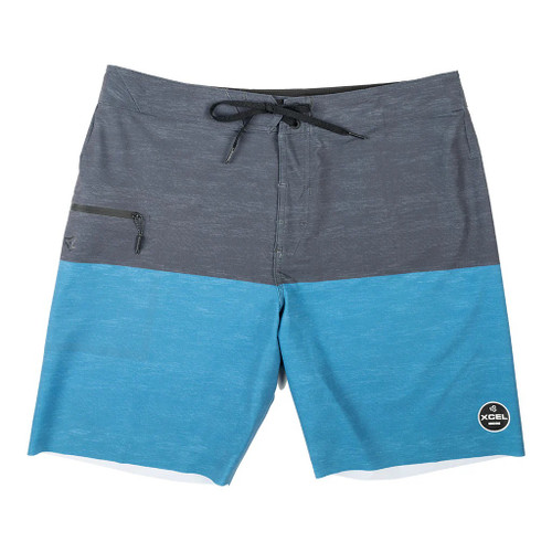 Xcel Infiniti 19in Boardshort Mens in Heather Black Blue