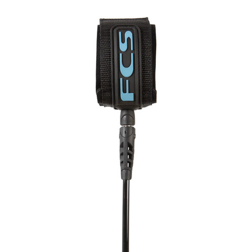 FCS 7ft All Round Classic Leash in Tranquil Blue Black