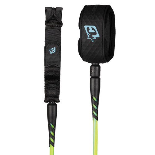 Creatures Of Leisure Reliance Lite Duty 5ft Leash in Pine Lime Twist Black