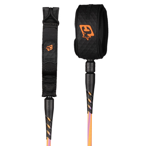 Creatures Of Leisure Reliance Lite Duty 5ft Leash in Hi-Vis Purple Twist Black