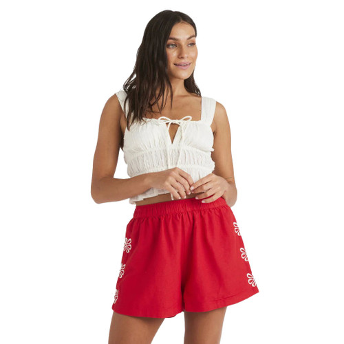 Roxy Chase Short Womens in Rio Red