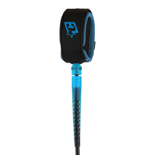 Creatures Of Leisure Longboard Ankle 9ft Leash in Black Cyan