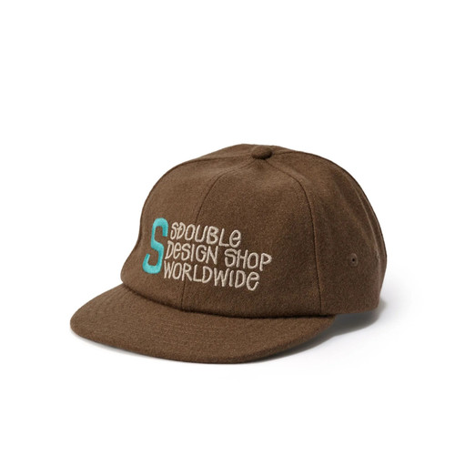 S Double Wool Cap in Dark Chocolate