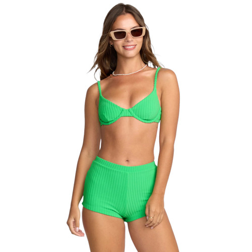 Billabong Josie In The Loop Demi Underwire Bikini Top Womens in Jungle Green