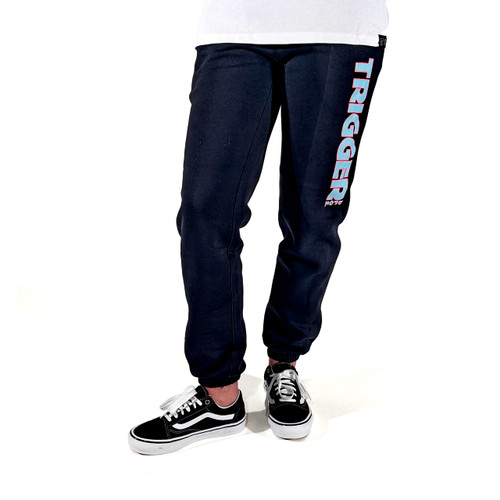 Trigger Bros Relaxed Track Pant Womens in Black