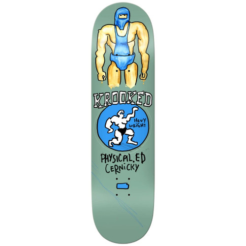 Krooked Eddie Cernicky Physical Ed 8.25 Skateboard Deck