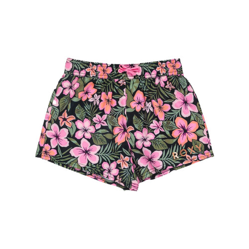 Roxy Active Boardshort Girls in Anthracite Fearless Floral
