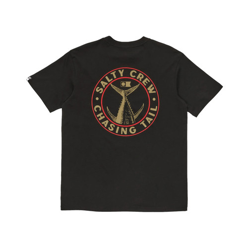 Salty Crew Tailgate Premium Tee Mens in Black Salty Crew Tailgate Premium Tee Mens in Black