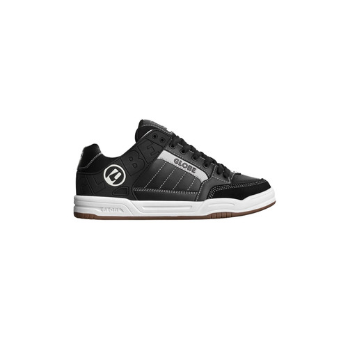 Globe Tilt Shoes Mens in Black White Stitch
