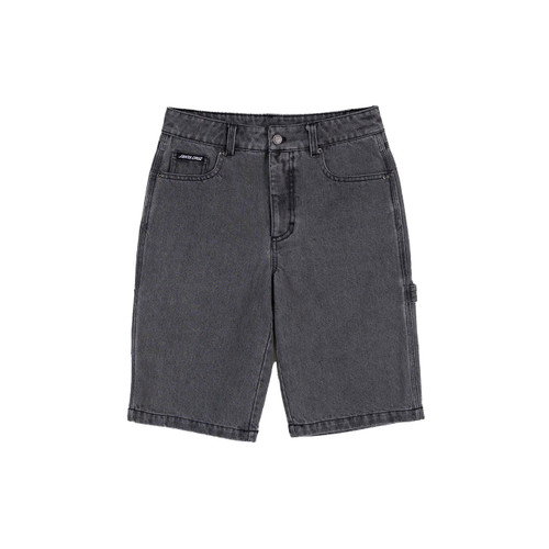 Santa Cruz Classic Dot Carpenter Jean Shorts Boys in Carbon