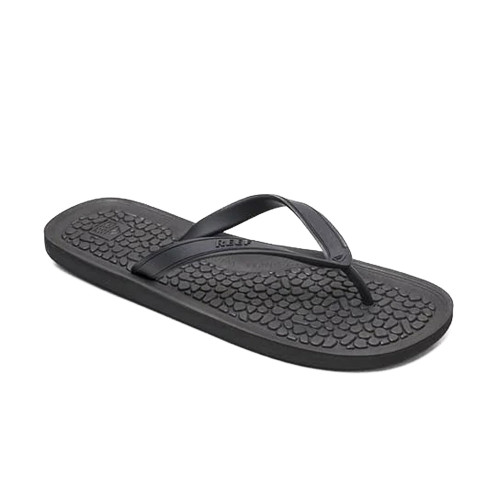 Reef G-Land Thongs Mens in Black Oat