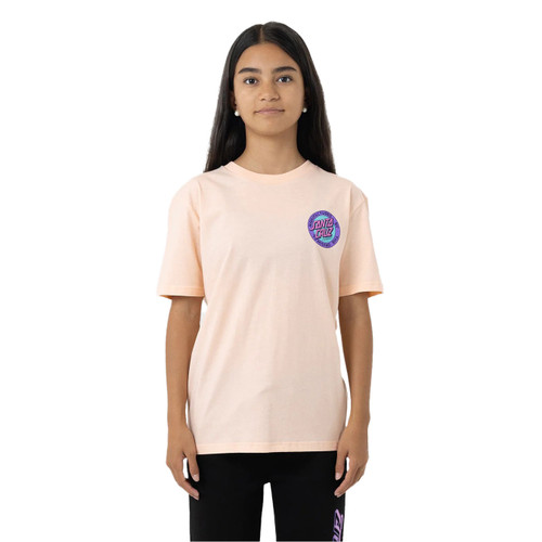 Santa Cruz MFG Retro Dot Reverse Big Brother Fit Tee Girls in Aqua