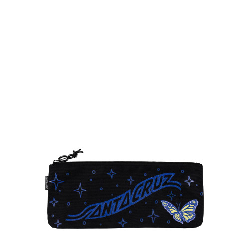 Santa Cruz Winged Butterfly Strip Pencil Case Girls in Black