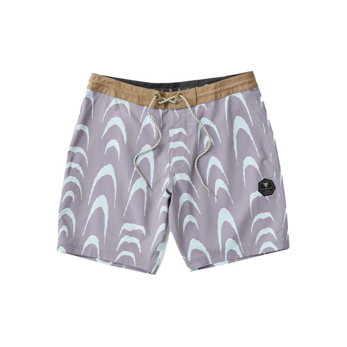 Vissla Monster Stripes 18.5in Boardshort Mens in Dusty Lilac