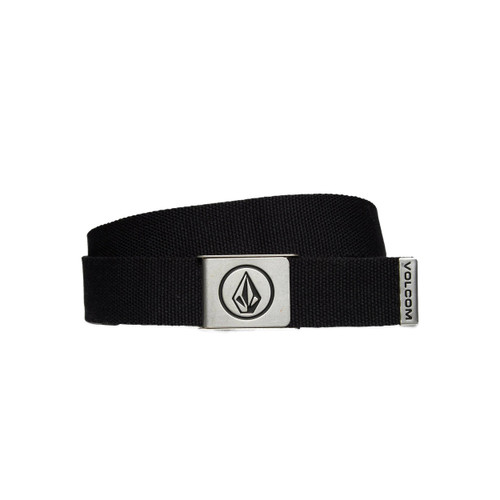 Volcom Circle Stone Web Belt Mens in Black
