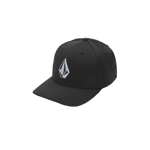 Volcom Stone Tech Flexfit Delta Hat Mens in Black