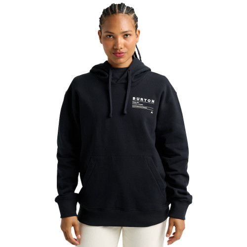 Burton Moretown Pullover Hoodie in True Black