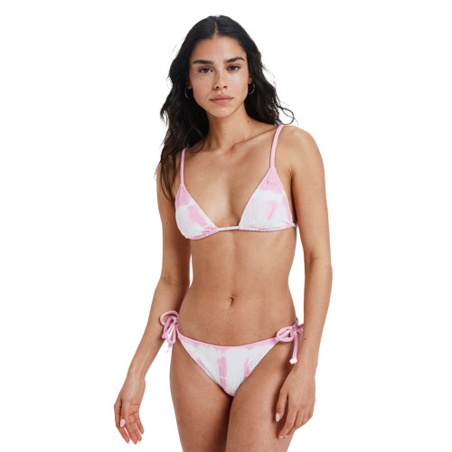 Roxy Sunrise Tiki Tri Bikini Top Womens in Bonbon