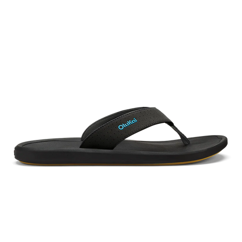 OluKai Kl'l Thongs Mens in Lava Rock Bold Blue