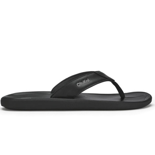 OluKai Pili Thongs Mens in Lava Rock Lava Rock
