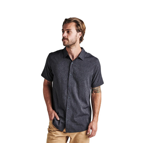 Roark Bless Up Breathable Stretch Short Sleeve Shirt Mens in Black 2 Roark Bless Up Breathable Stretch Short Sleeve Shirt Mens in Black 2