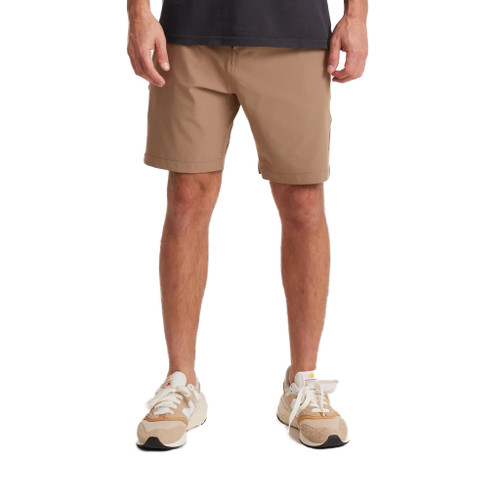Roark Hytide Hybrid Boardshort Mens in Dark Khaki
