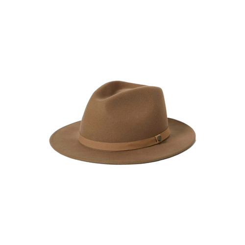 Brixton Messer Packable Fedora Hat in Khaki Khaki Brixton Messer Packable Fedora Hat in Khaki Khaki
