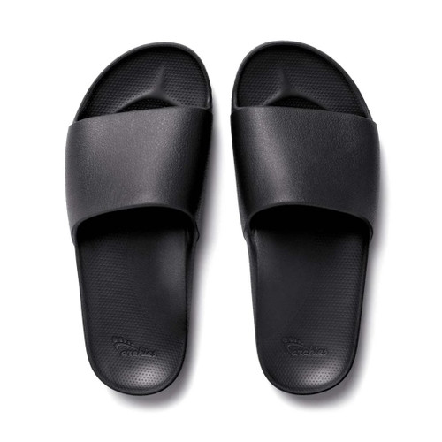 Archies Arch Support Classic Slides in Black