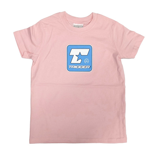 Trigger Bros T-Star Box Icon Tee Kids in Pink