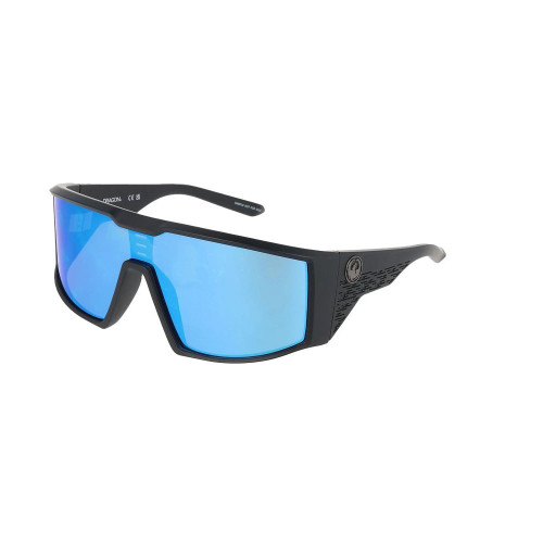 Dragon Tension Sunglasses in Matte Black LL Blue Ion