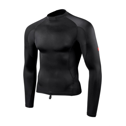 Florence Marine X Long Sleeve Rashvest Mens in Black