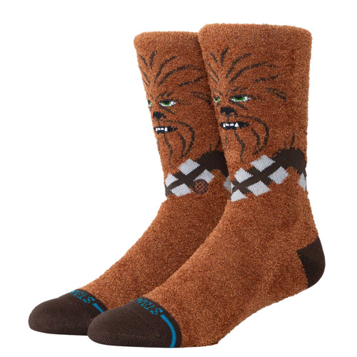 Stance Chewie Crew Sock in Brown