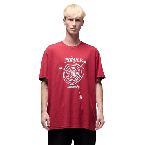 Former Mindless Tee Mens in Washed Crimson