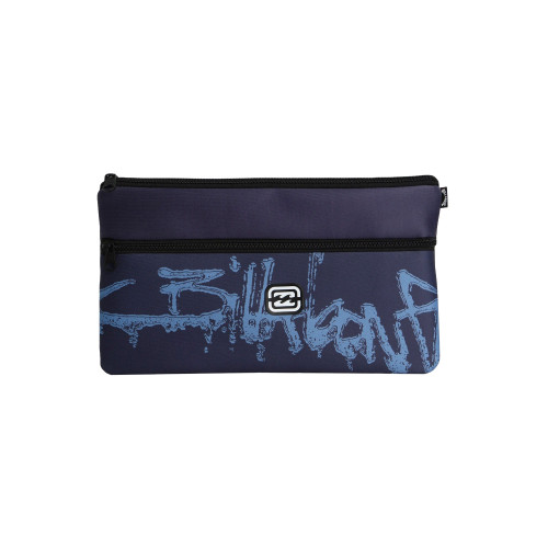 Billabong Jumbo Pencil Case in Vintage Navy