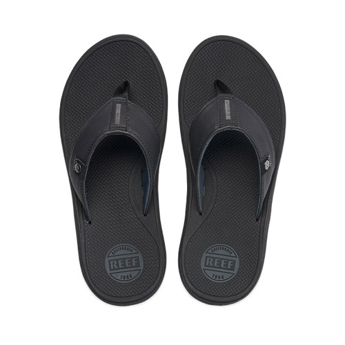 Reef Phantom Nias Thongs Mens in Black Grey